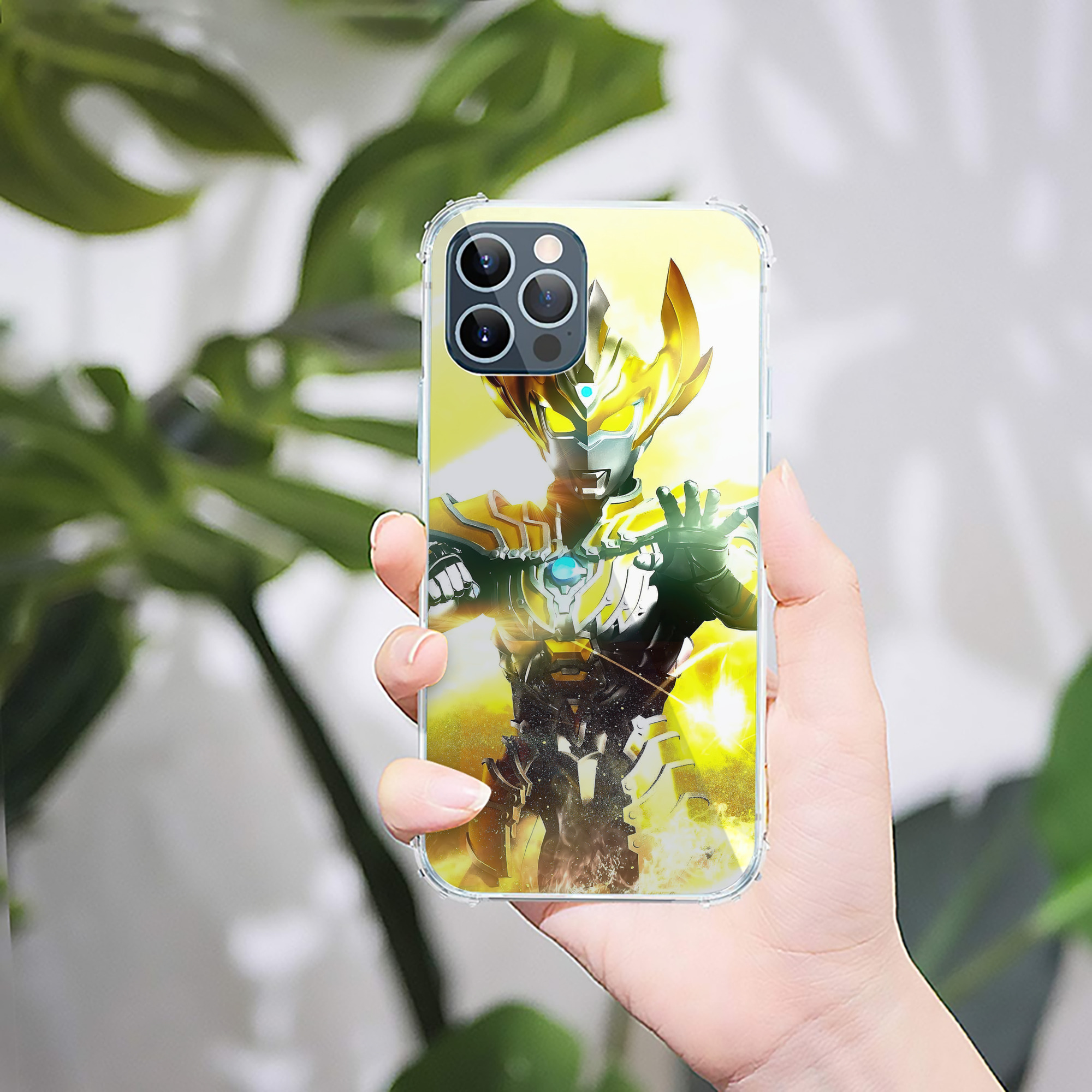 （画像用） ウルトラマン Ultraman 【iPhone 12シリーズ対応】透明スマホケース（クリアソフトケース）